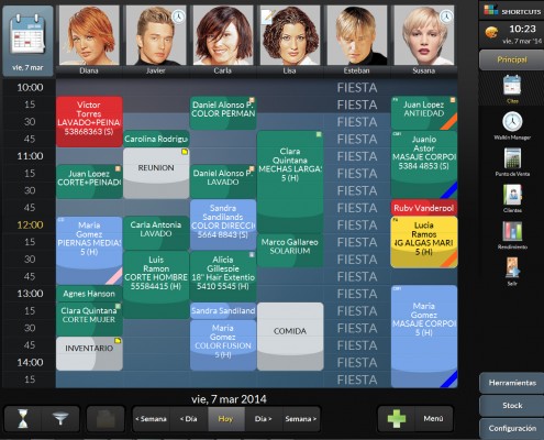Agenda-Peluquería